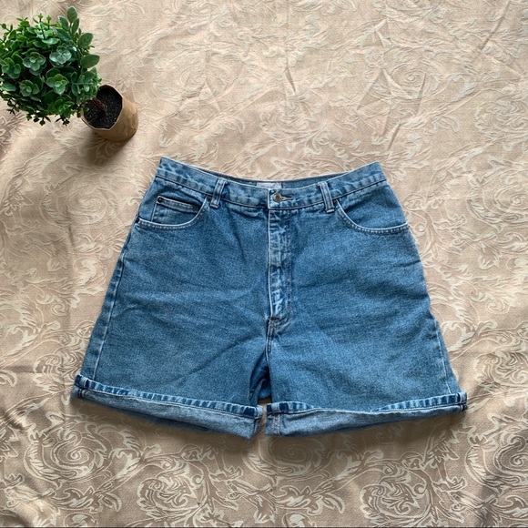 paul harris denim Pants - Vintage mom denim shorts